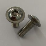 ّFlange Button Head Screw (پیچ آلن کله قارچی واشردار) M6X16 mm
